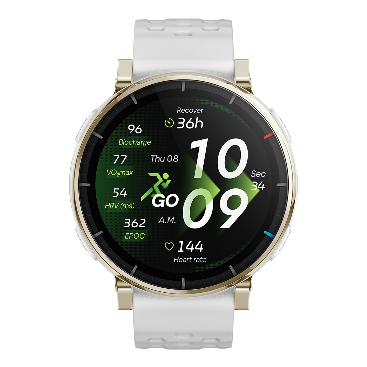 Amazfit Active 3 Premium Aero Smartwatch - Blanco Blanco-3