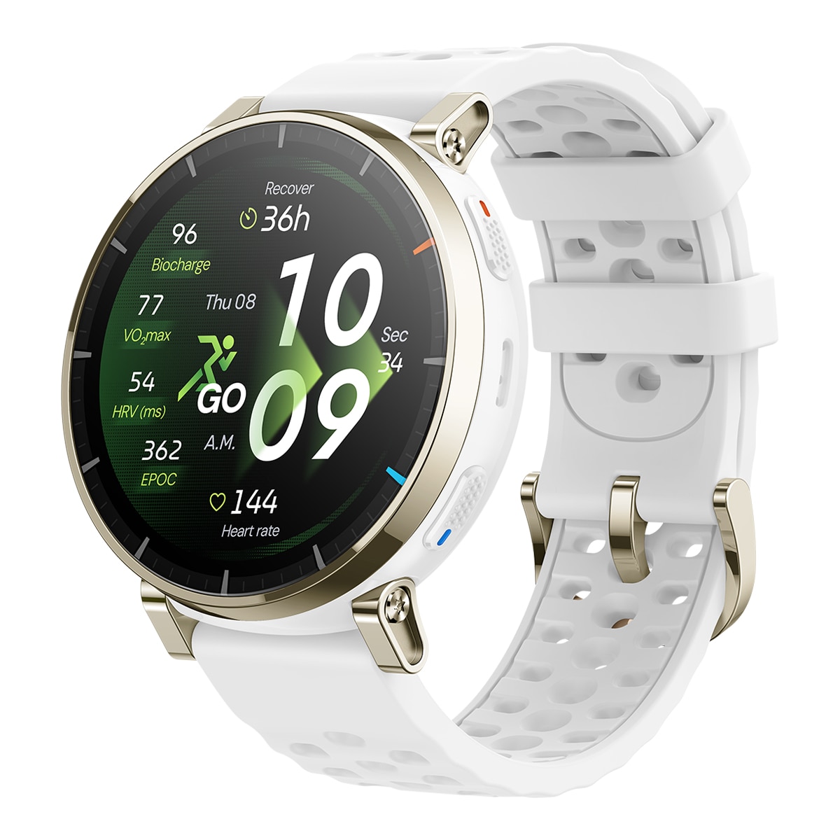 Amazfit Active 3 Premium Aero Smartwatch - Blanco Blanco-4