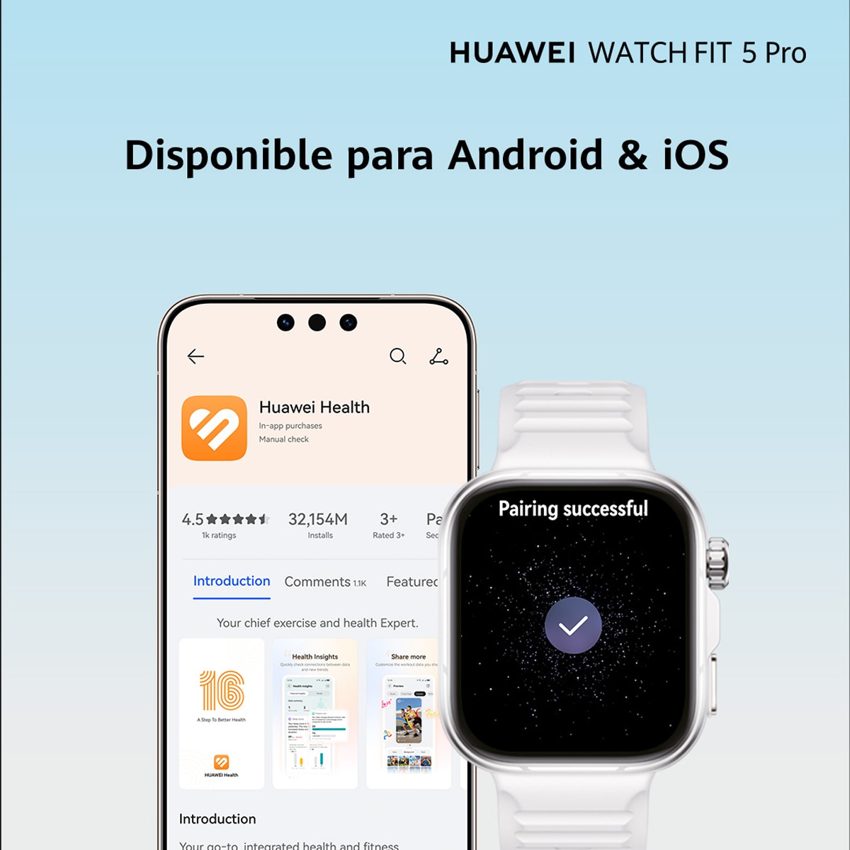 Huawei Watch Fit 5 Pro Negro Smartwatch Negro-12
