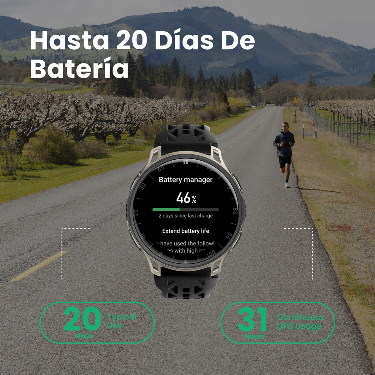 Amazfit Cheetah 2 Pro Smartwatch Titanio-5