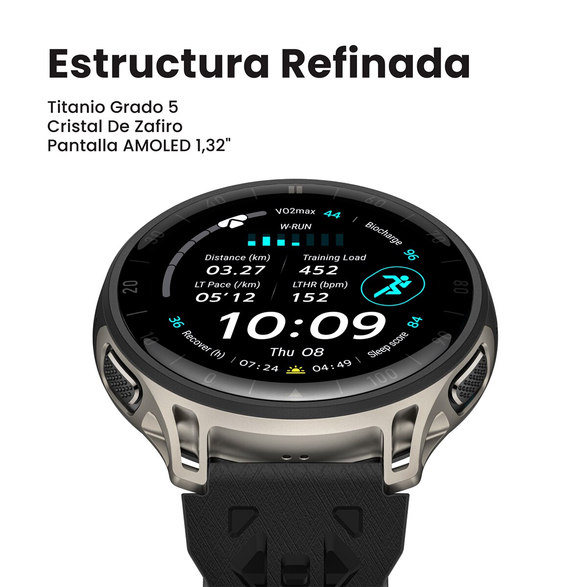 Amazfit Cheetah 2 Pro Smartwatch Titanio-6