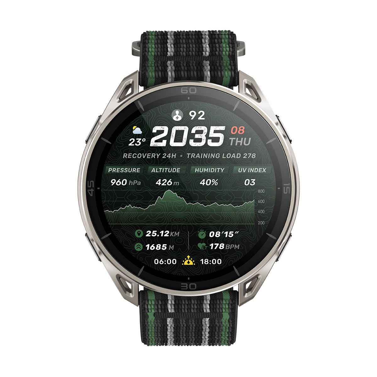 Amazfit Cheetah 2 Ultra Smartwatch - Plata Plata-5