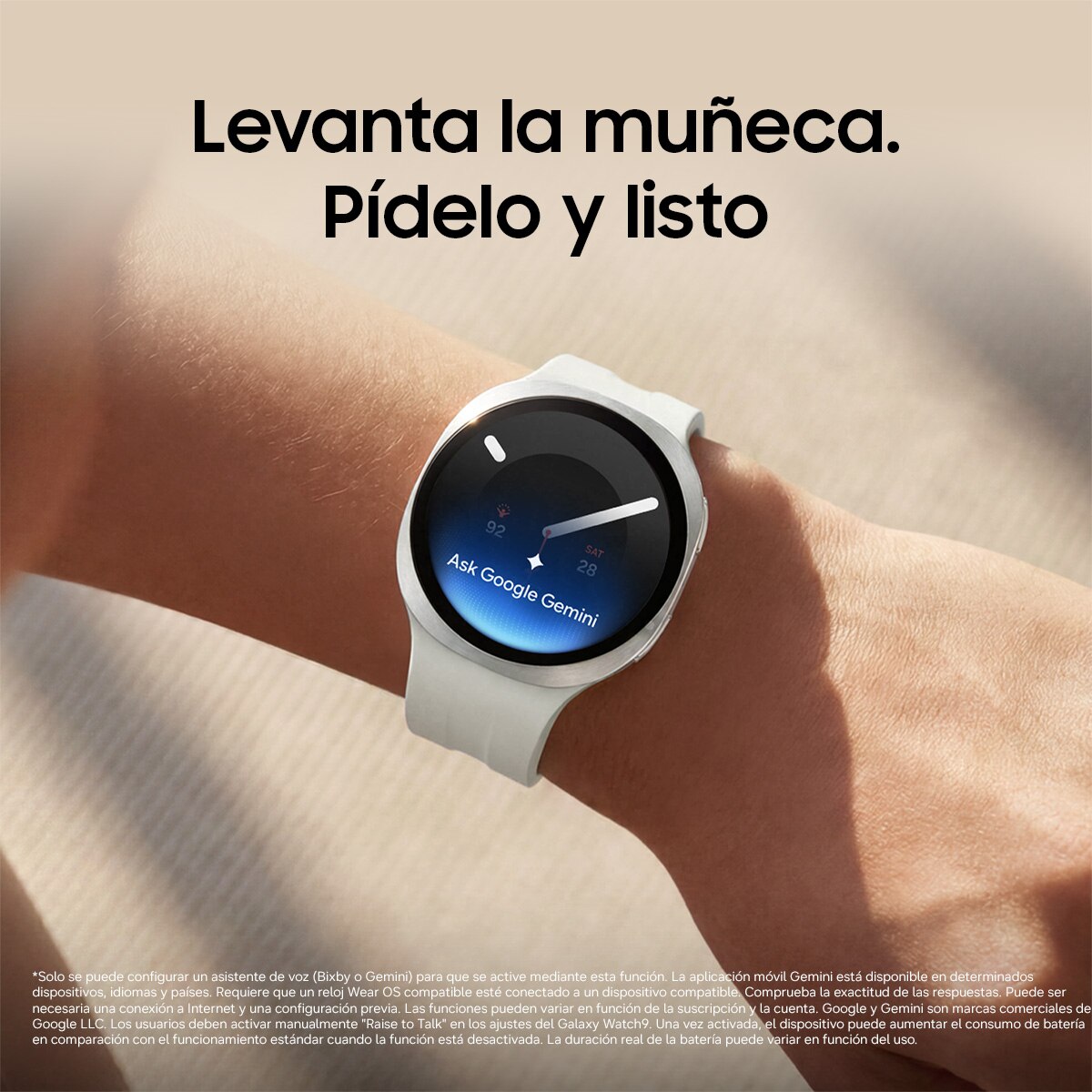 Samsung Galaxy Watch9 44mm 4G Smartwatch - Gris Gris-9