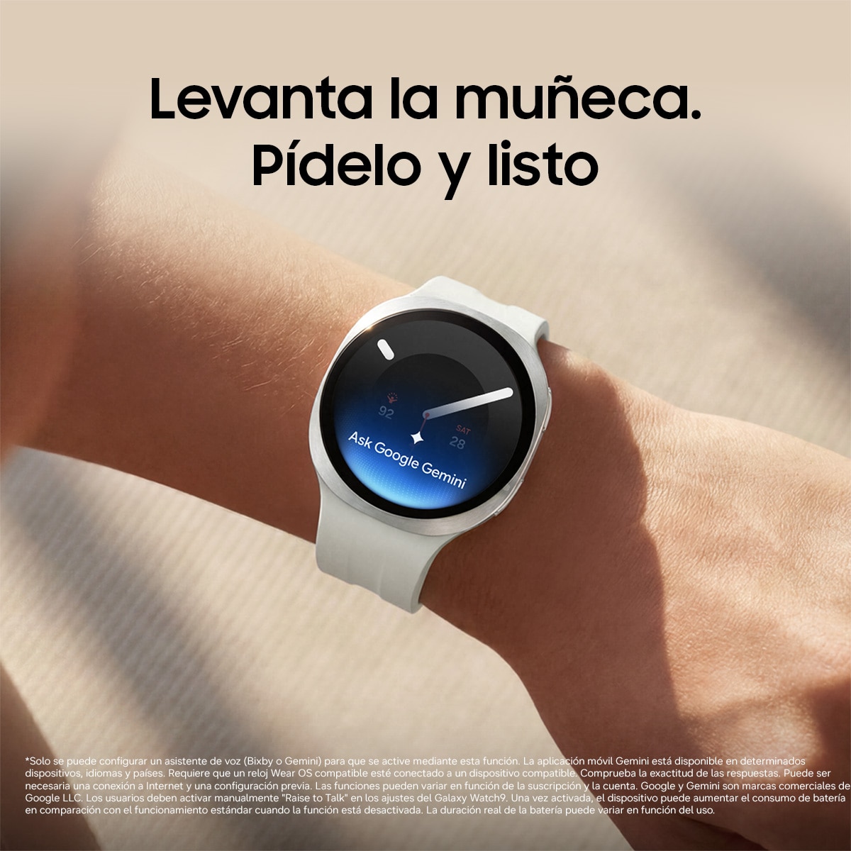 Samsung Galaxy Watch9 40mm Smartwatch Crema-9