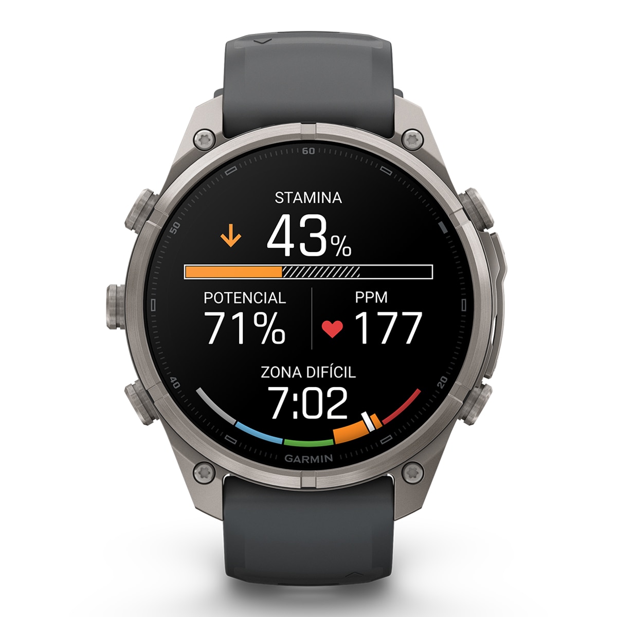 Garmin Fénix 9 Pro inReach 51mm Titanio, correa Gris, LTE, Smartwatch - Gris Gris-4