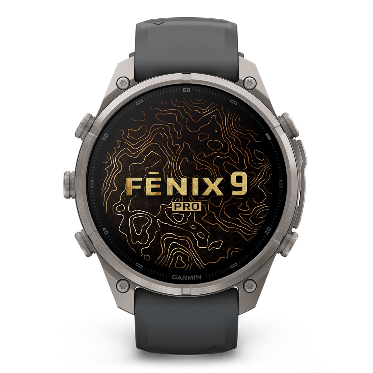 Garmin - Garmin Fénix 9 Pro 51mm Titanio, correa Gris, Smartwatch.