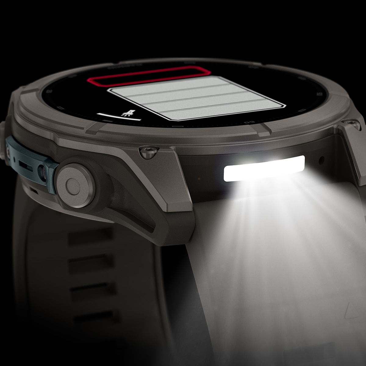 Garmin Fénix 9 47mm Titanio, correa Gris, Smartwatch - Gris Gris-9