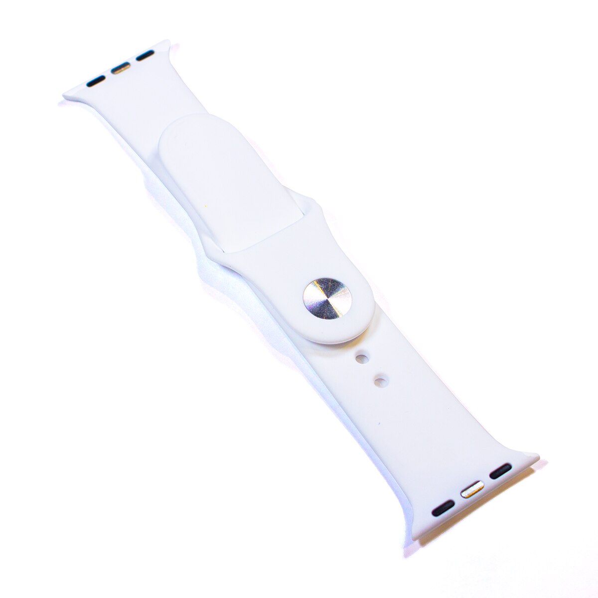 Correa de silicona Friendly License compatible Apple Watch 38/40/41 mm Blanco Blanco-2