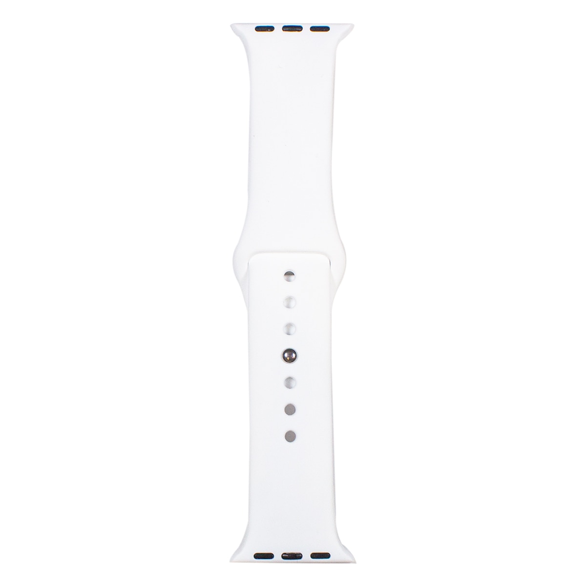 Correa de silicona Friendly License compatible Apple Watch 42/44/45 mm Blanco Blanco-1