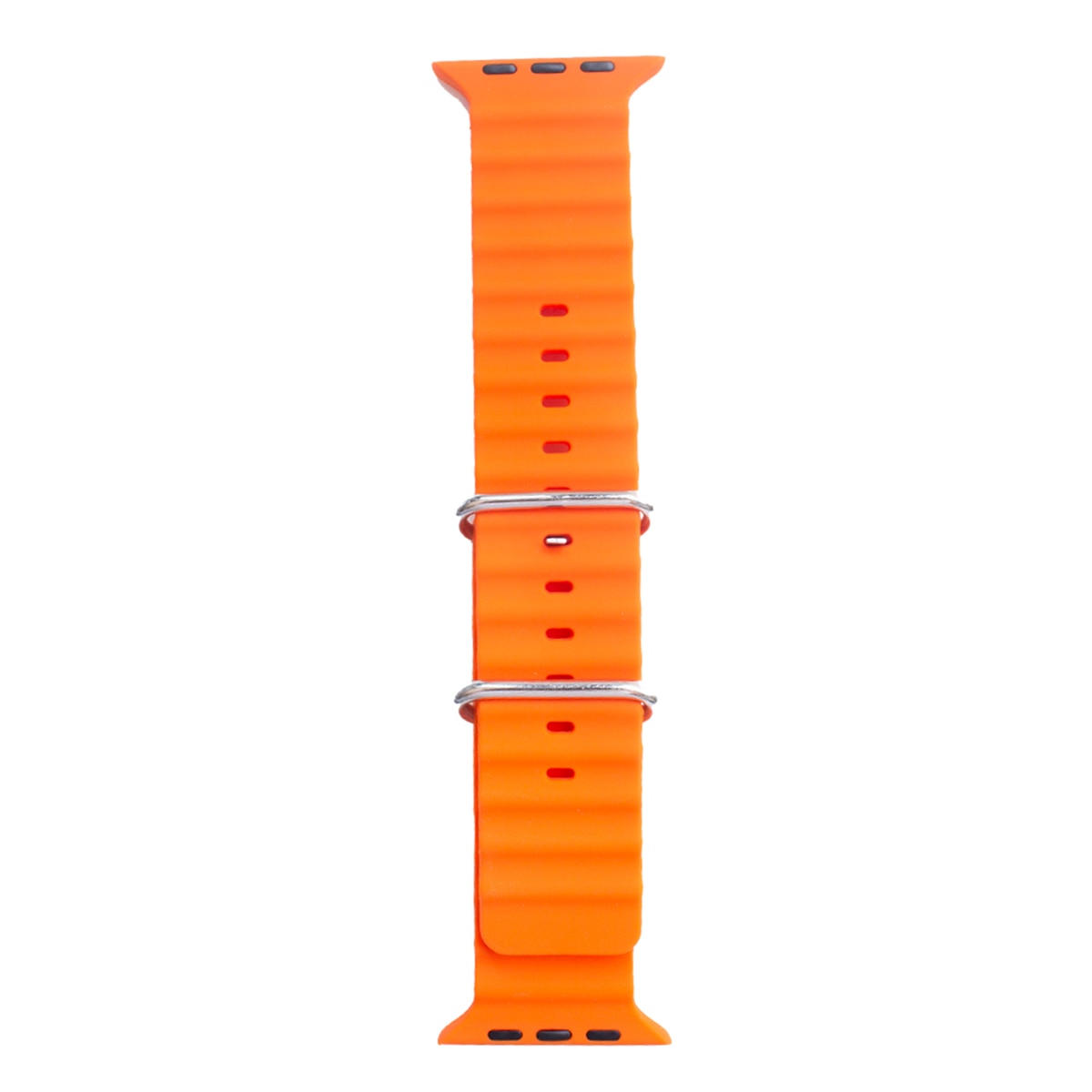 Correa de silicona Friendly License Ocean compatible Apple Watch 42/44/45 mm Naranja Naranja-1