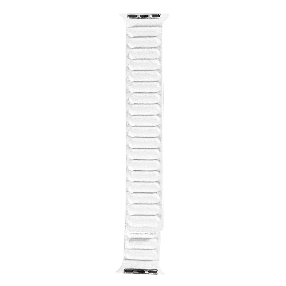Correa de PU Friendly License Magnética Eslabones compatible Apple Watch 38/40/41 mm Blanco Blanco-1