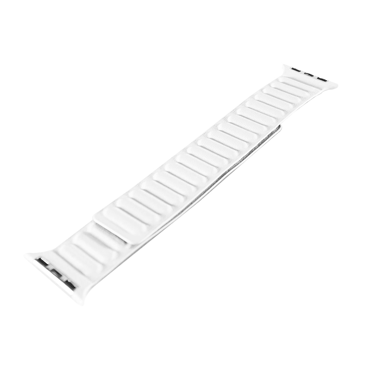 Correa de PU Friendly License Magnética Eslabones compatible Apple Watch 38/40/41 mm Blanco Blanco-2