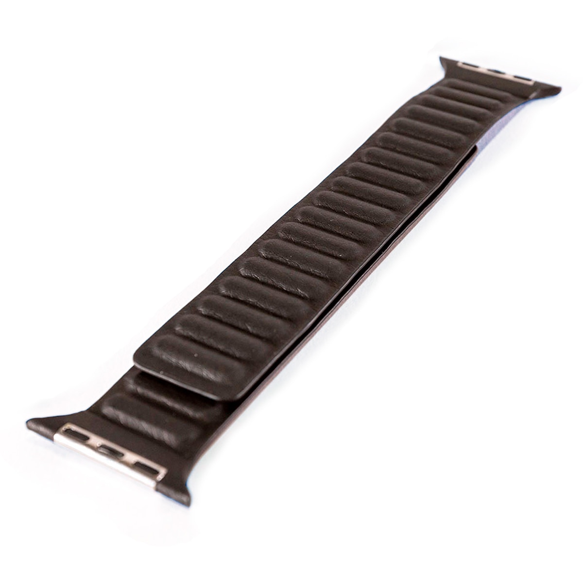 Correa de PU Friendly License Magnética Eslabones compatible Apple Watch 38/40/41 mm Negro Negro-2