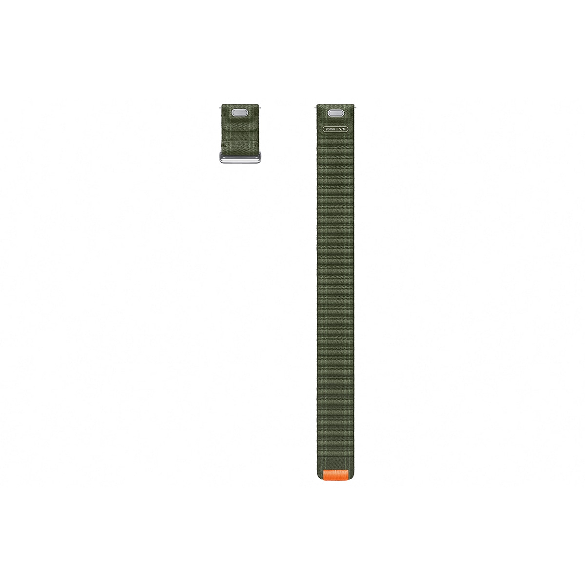Correa de tela verde Samsung para Galaxy Watch7 (S/M) Verde-2