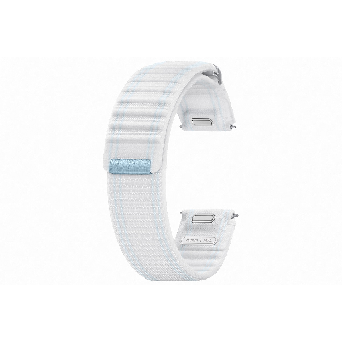 Correa de tela azul blanca y azul Samsung para Galaxy Watch7 (M/L) Azul / Blanco-3