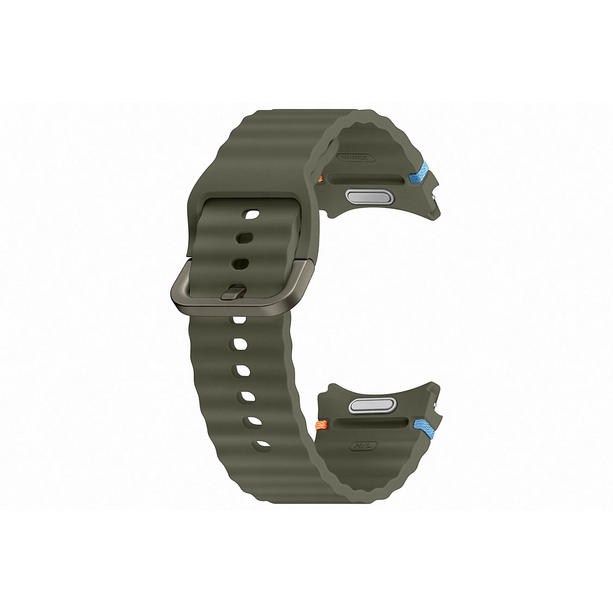 Correa deportiva verde Samsung para Galaxy Watch7 (M/L) Verde-3