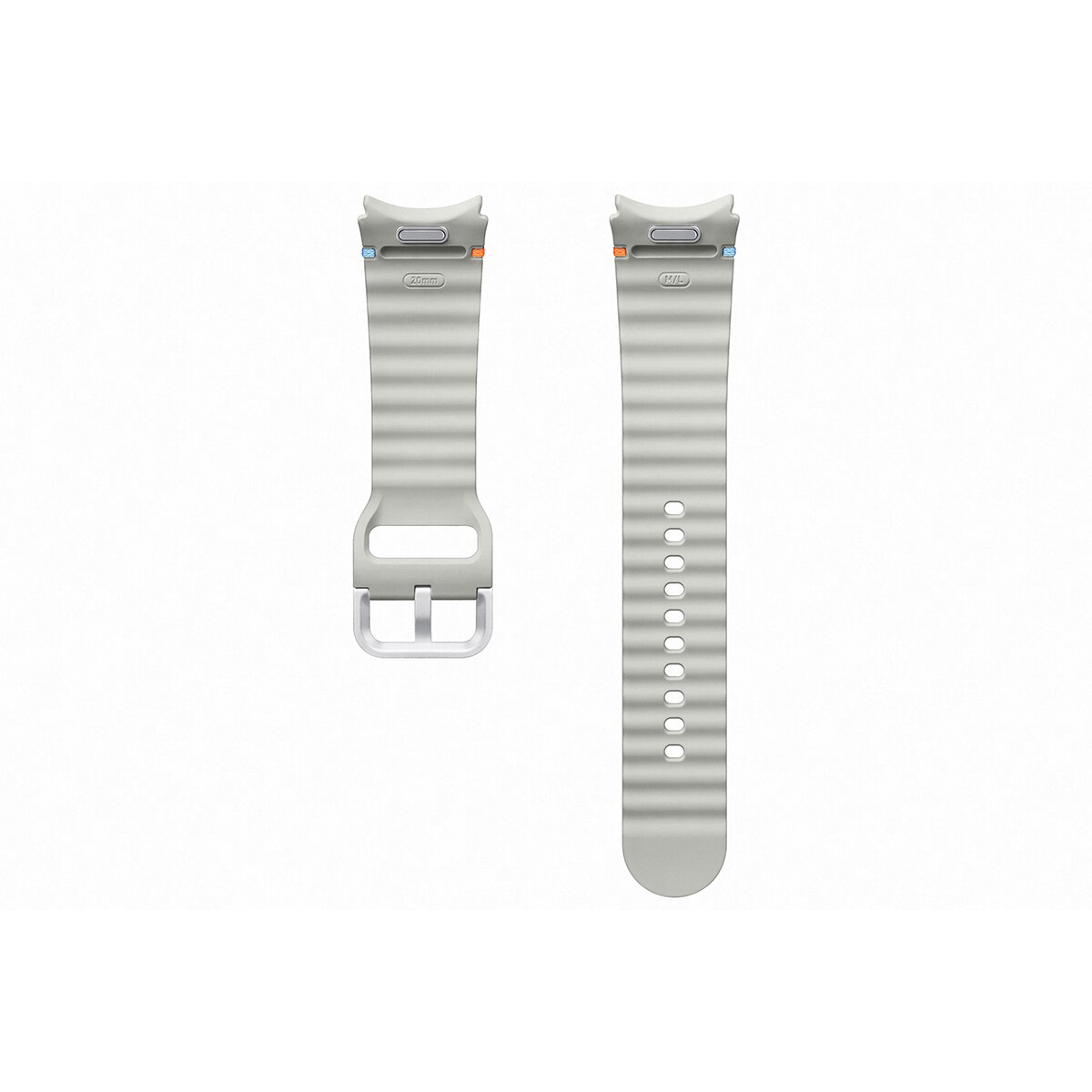 Correa deportiva plata Samsung para Galaxy Watch7 (M/L) Plata-2