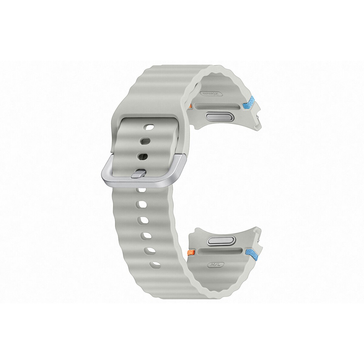 Correa deportiva plata Samsung para Galaxy Watch7 (M/L) Plata-3