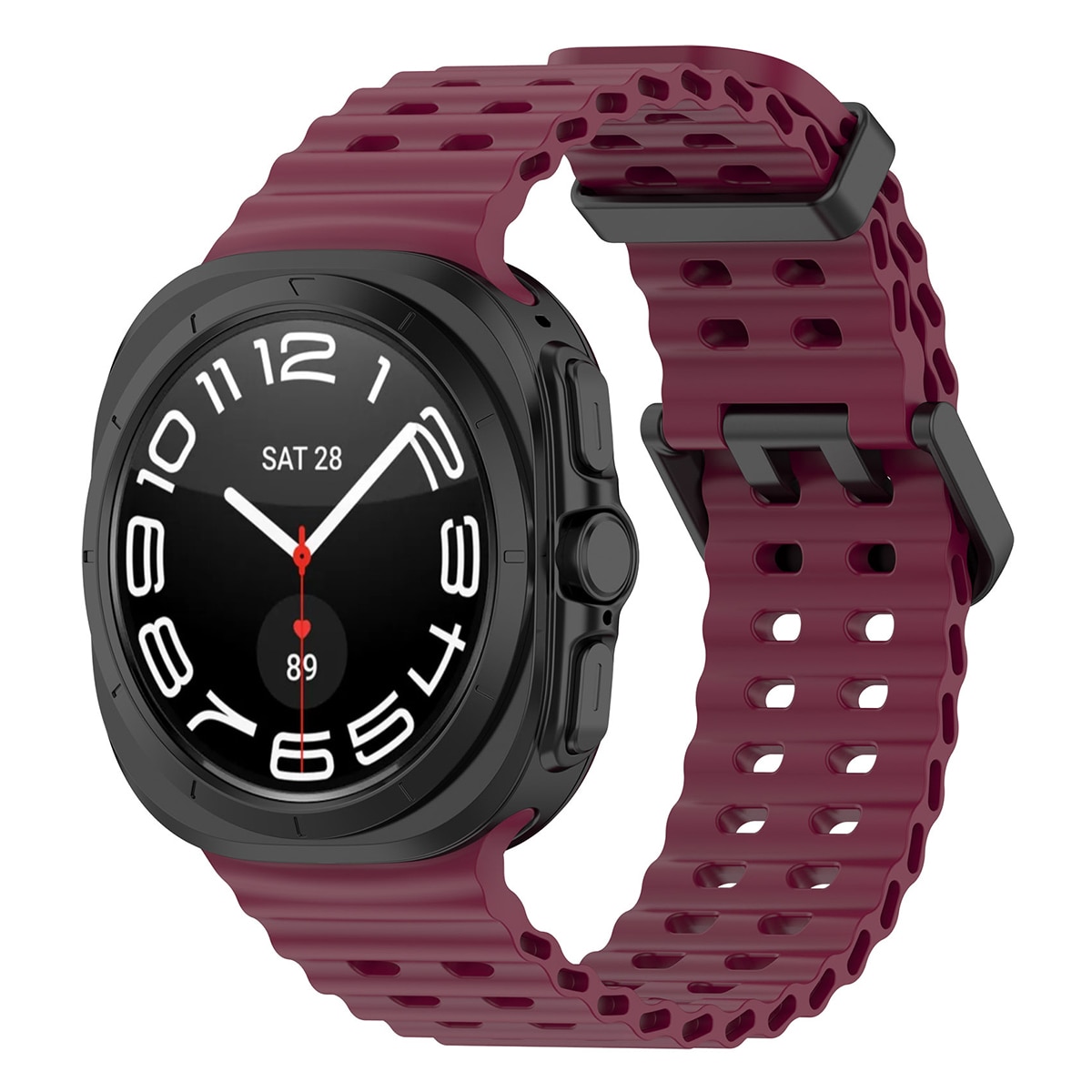 Pack de 3 unidades de Correa Silicona Friendly License Azul, Beige y Vino para Samsung Galaxy Watch Ultra Multicolor-2