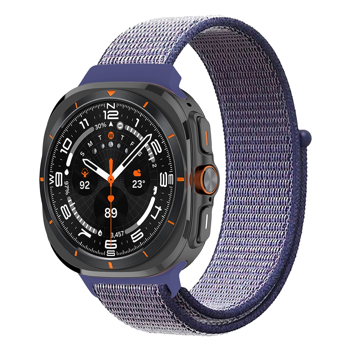 Pack de 3 unidades Correa Deportiva Loop Friendly License Verde, Azul y Gris para Samsung Galaxy Watch Ultra - Multicolor Multicolor-3