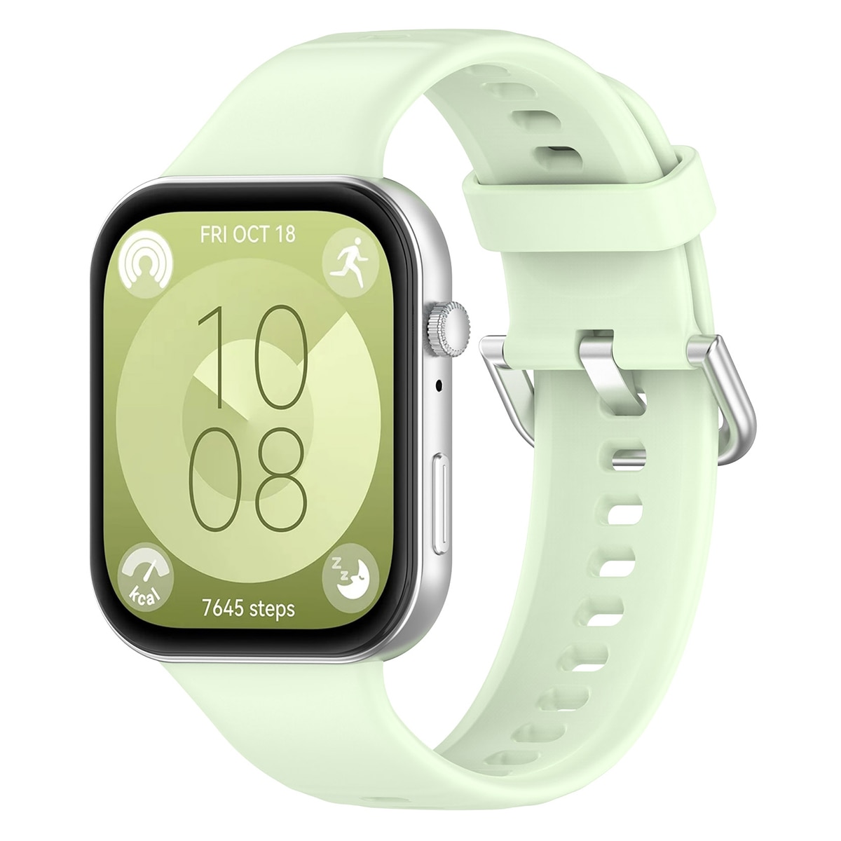 Pack de 3 unidades Correa Silicona Friendly License Rosa, Verde y Celeste para Huawei Watch Fit 3 Multicolor-2