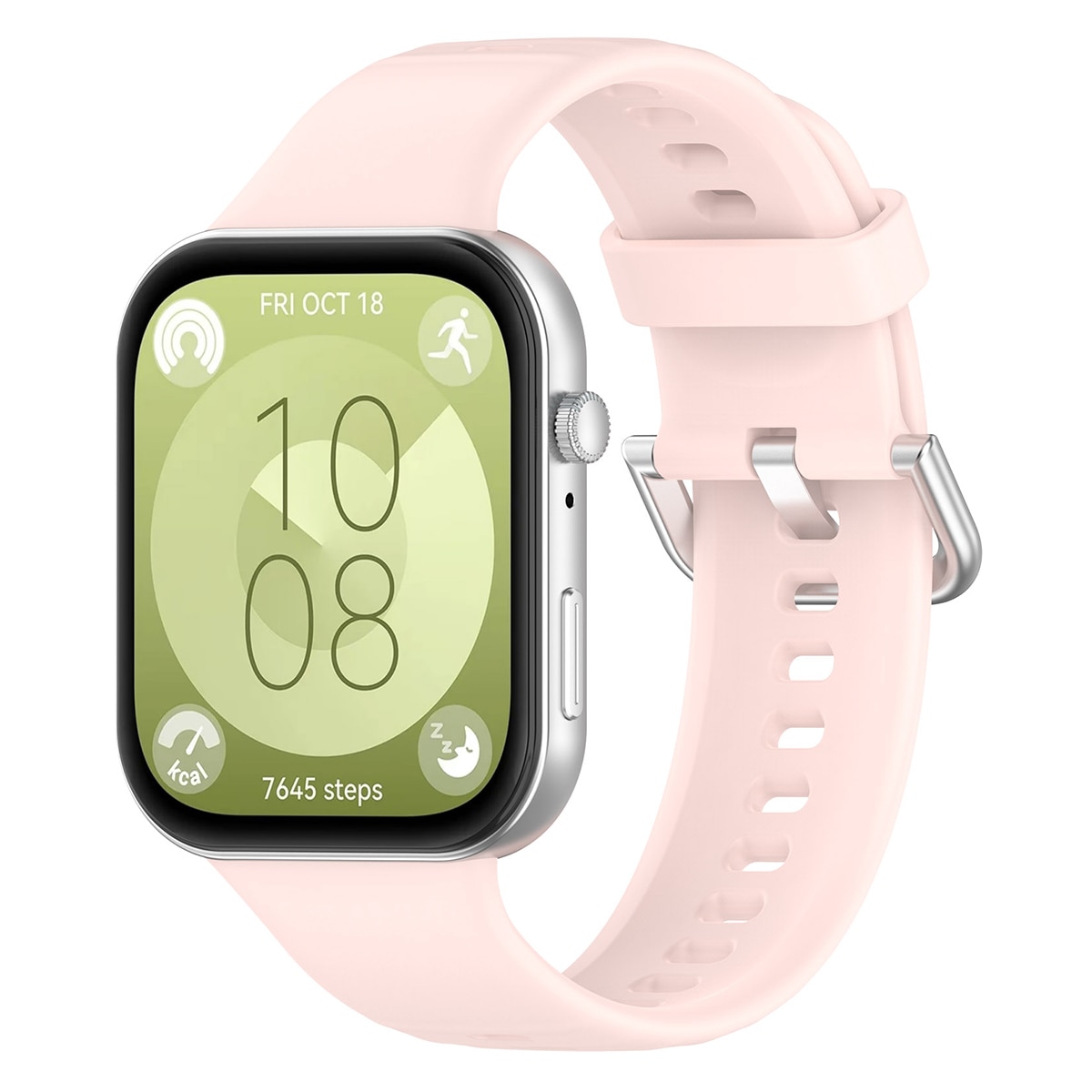 Pack de 3 unidades Correa Silicona Friendly License Rosa, Verde y Celeste para Huawei Watch Fit 3 Multicolor-10