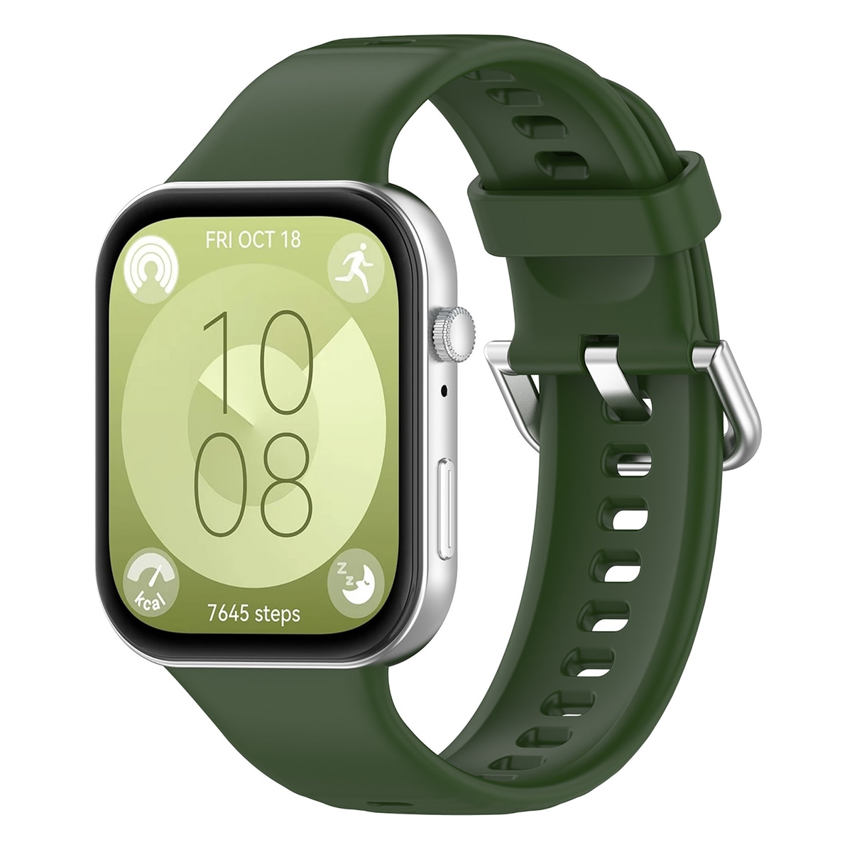 Pack de 2 unidades Correa Silicona Friendly License Verde y Azul para Huawei Watch Fit 3 Verde / Azul-2