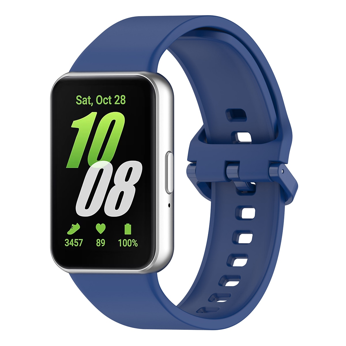 Pack de 2 unidades Correa Silicona Friendly License Azul y Rojo para Samsung Galaxy Watch Fit 3 Multicolor-2