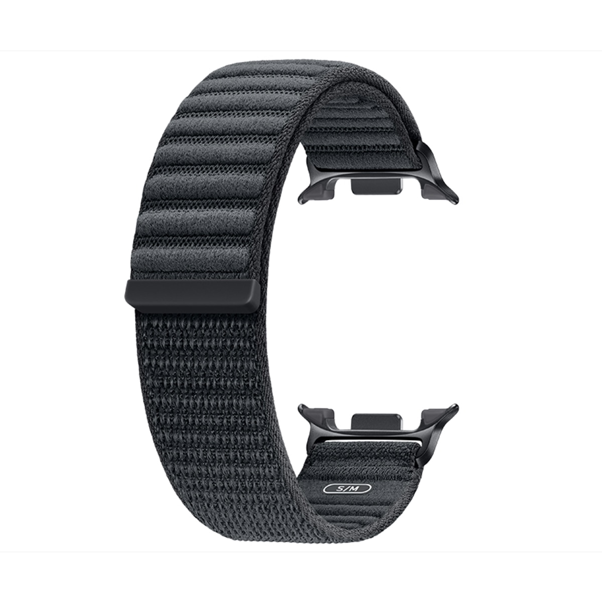 Bracelete Samsung de Tecido para Galaxy Watch8/ Watch8 Classic, Tamanho S/M - Grafite Preto-3