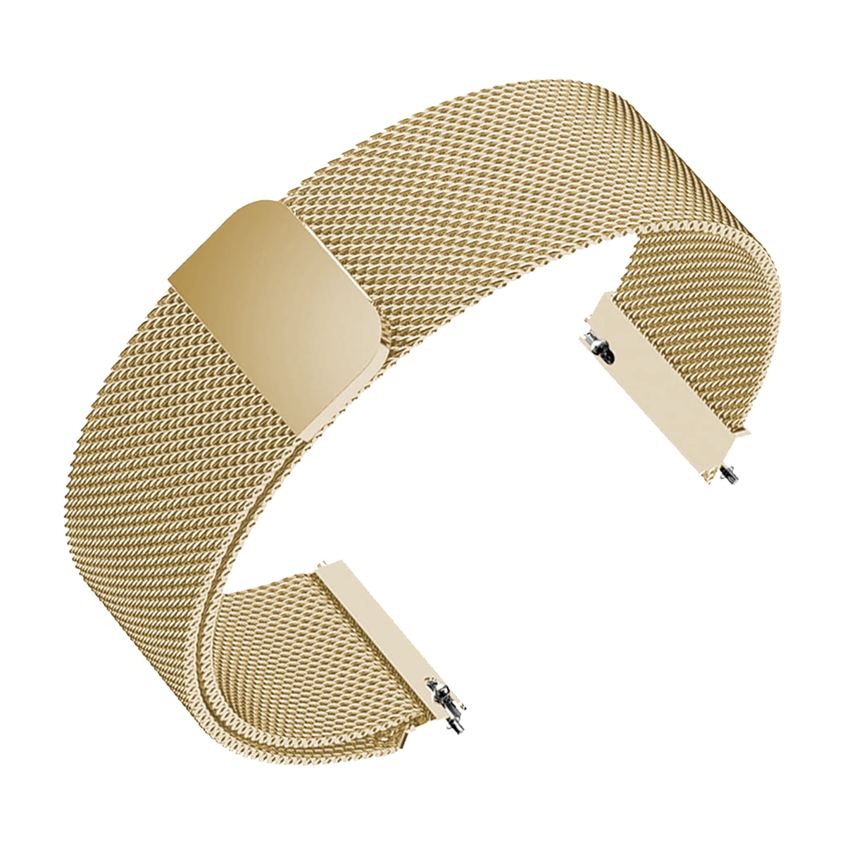 Pack de 3 pulseras Friendly License Milanesa Oro, Plata y Negro para Smartwatch de 22mm Multicolor-6