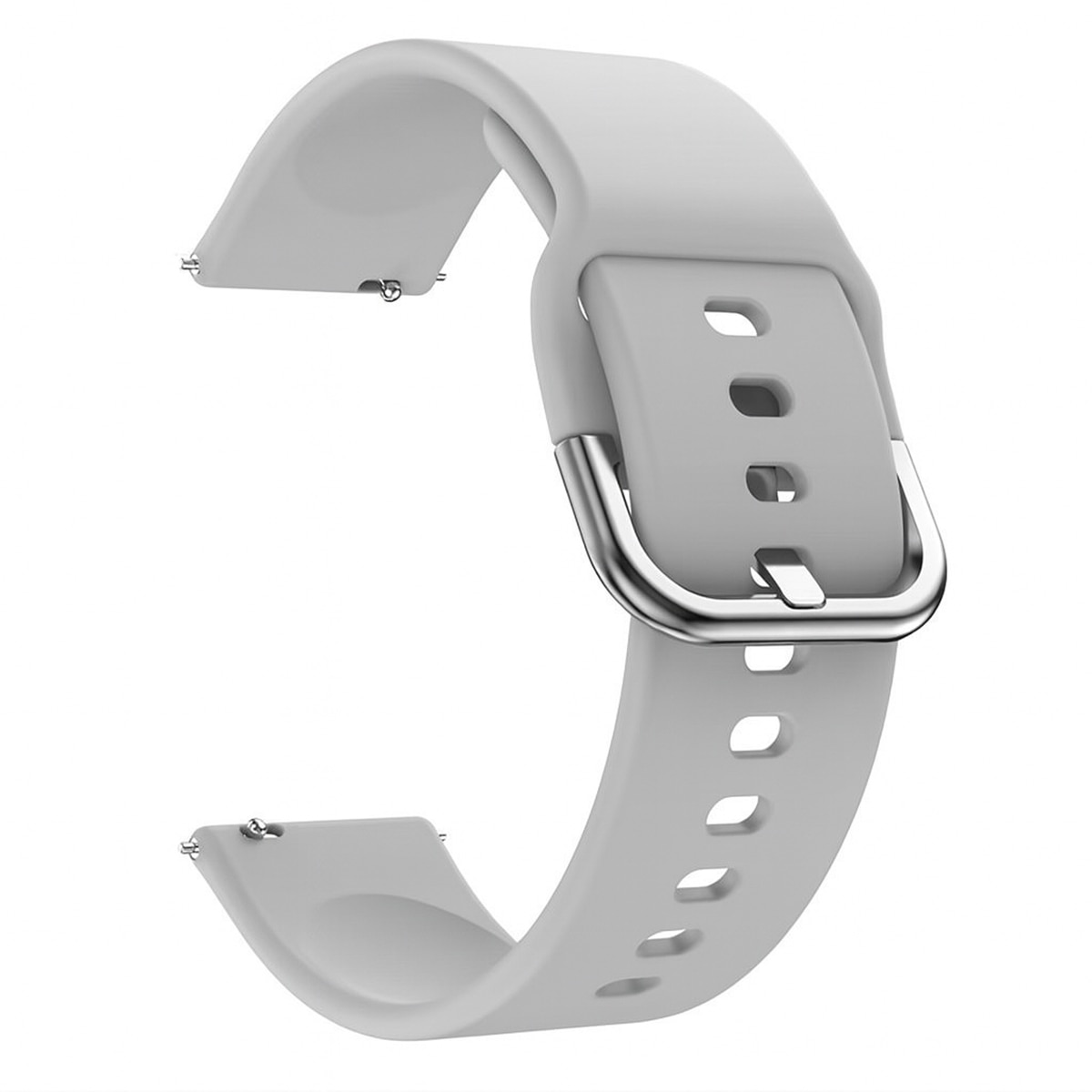 Pack de 3 pulseras Friendly License Silicona Gris, Azul Acero y Rojo para Smartwatch de 22mm Multicolor-2