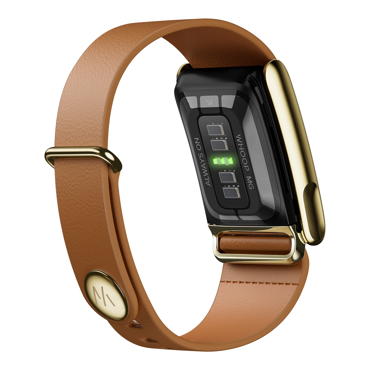 Correia WHOOP LeatherLuxe MG Tamanho S - Camel Gold 3