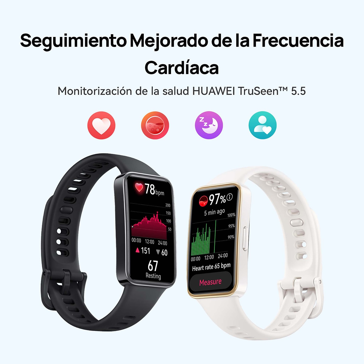 HUAWEI Band 9 Rosa Pulsera de actividad Rosa-3