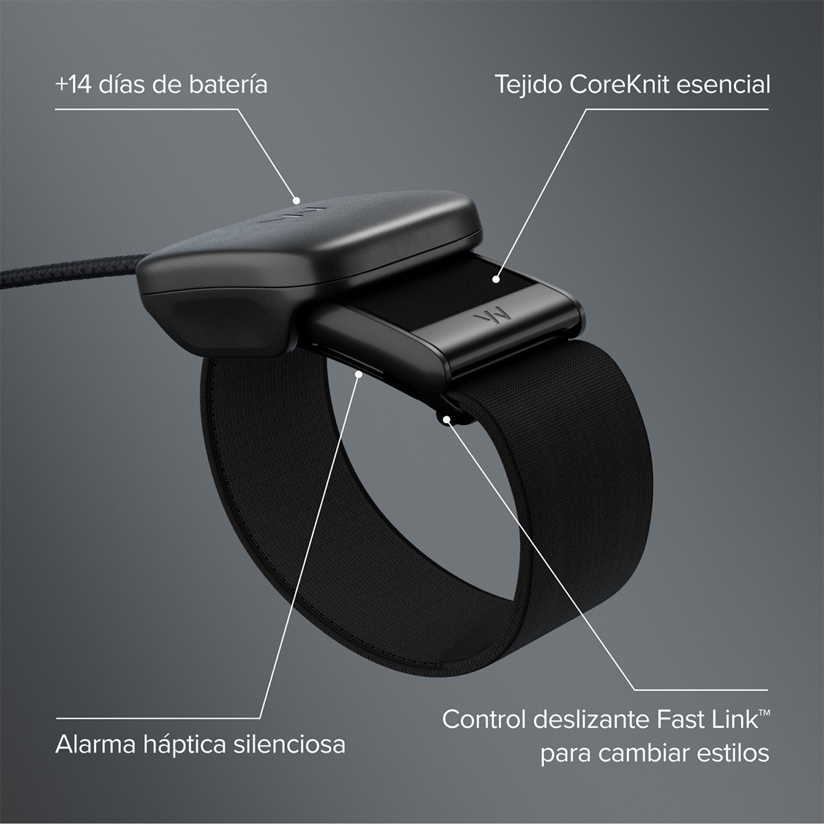 Pulsera de actividad WHOOP ONE 5.0 Negro-4