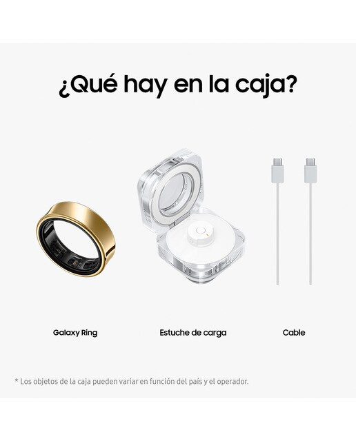 Anillo inteligente Samsung Galaxy Ring Titanio Oro Titanio Oro-10