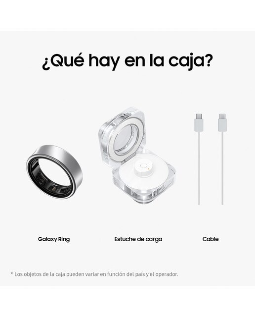 Anillo inteligente Samsung Galaxy Ring Titanio Plata Titanio Plata-10