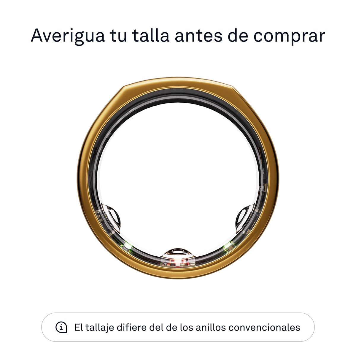 Anillo inteligente Oura Ring Gen3 Heritage Gold Oro-4