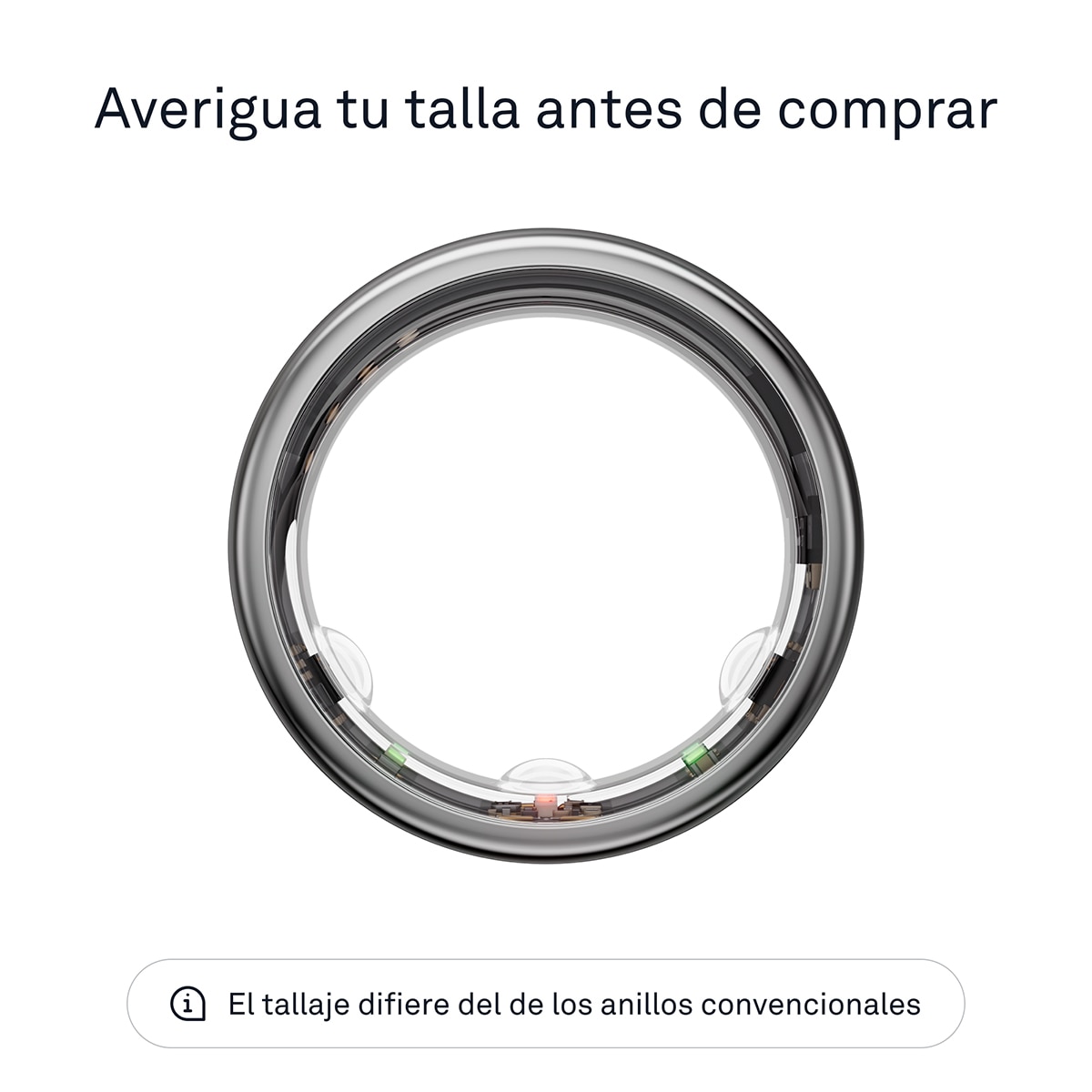 Anillo inteligente Oura Ring Gen3 Horizon Silver Plata-3