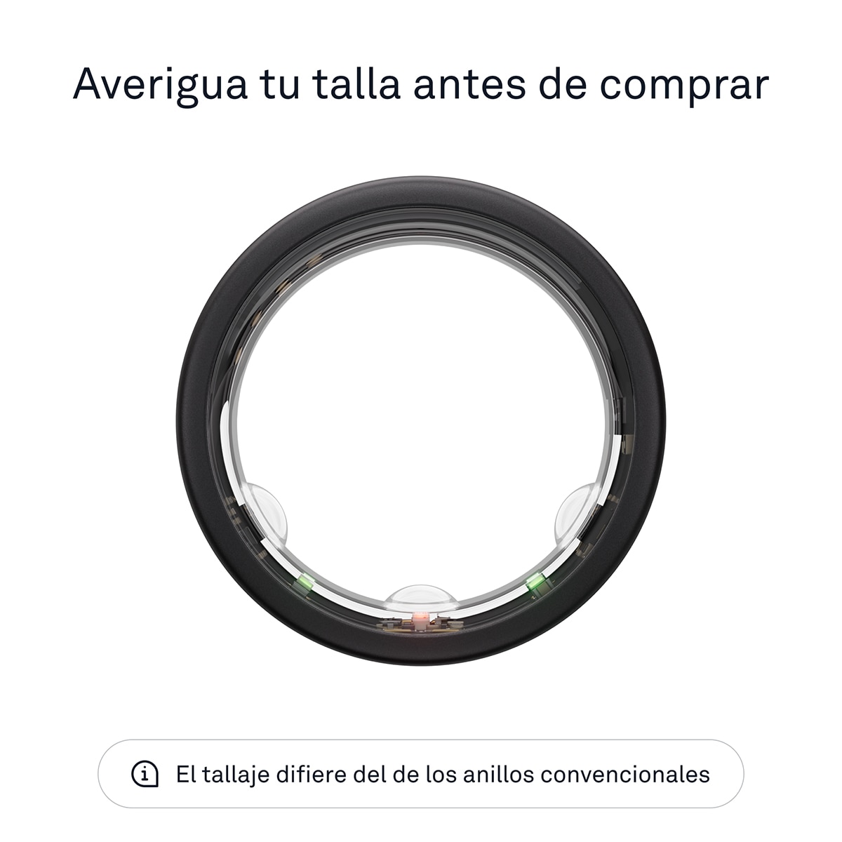 Anillo inteligente Oura Ring Gen3 Horizon Stealth Negro mate-3