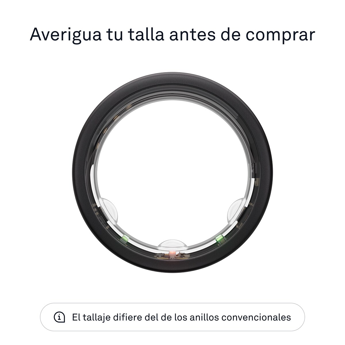 Anillo inteligente Oura Ring Gen3 Horizon Stealth Negro mate-3
