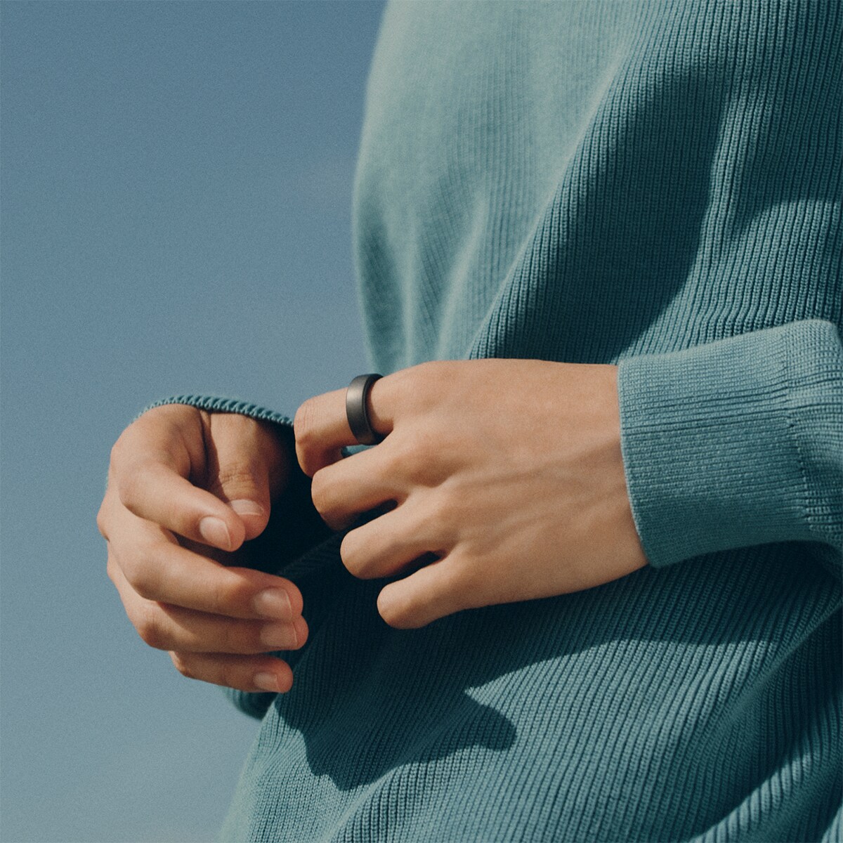 Anillo inteligente Oura Ring Gen3 Horizon Stealth Negro mate-7