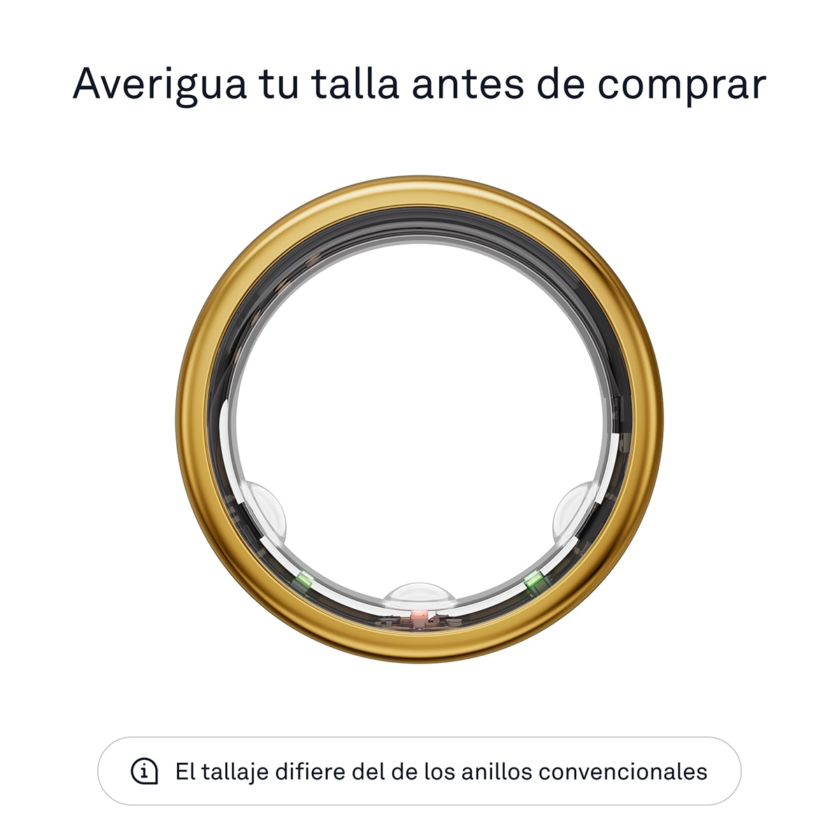 Anillo inteligente Oura Ring Gen3 Horizon Gold Oro-3