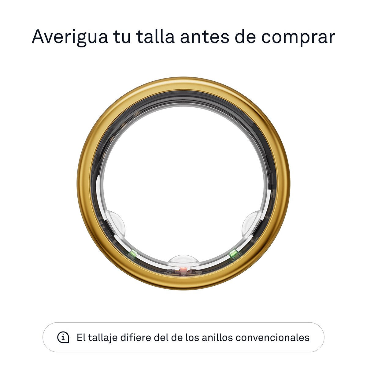 Anillo inteligente Oura Ring Gen3 Horizon Gold Oro-3