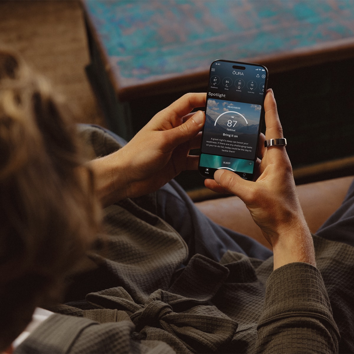 Anillo inteligente Oura Ring Gen4 Oro Oro-7