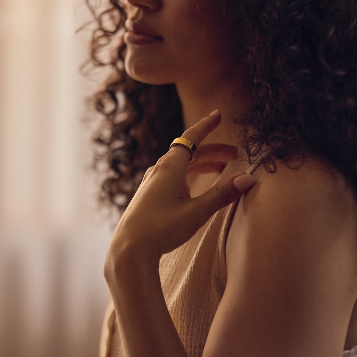 Anillo inteligente Oura Ring Gen4 Rose Gold Oro Rosa-8
