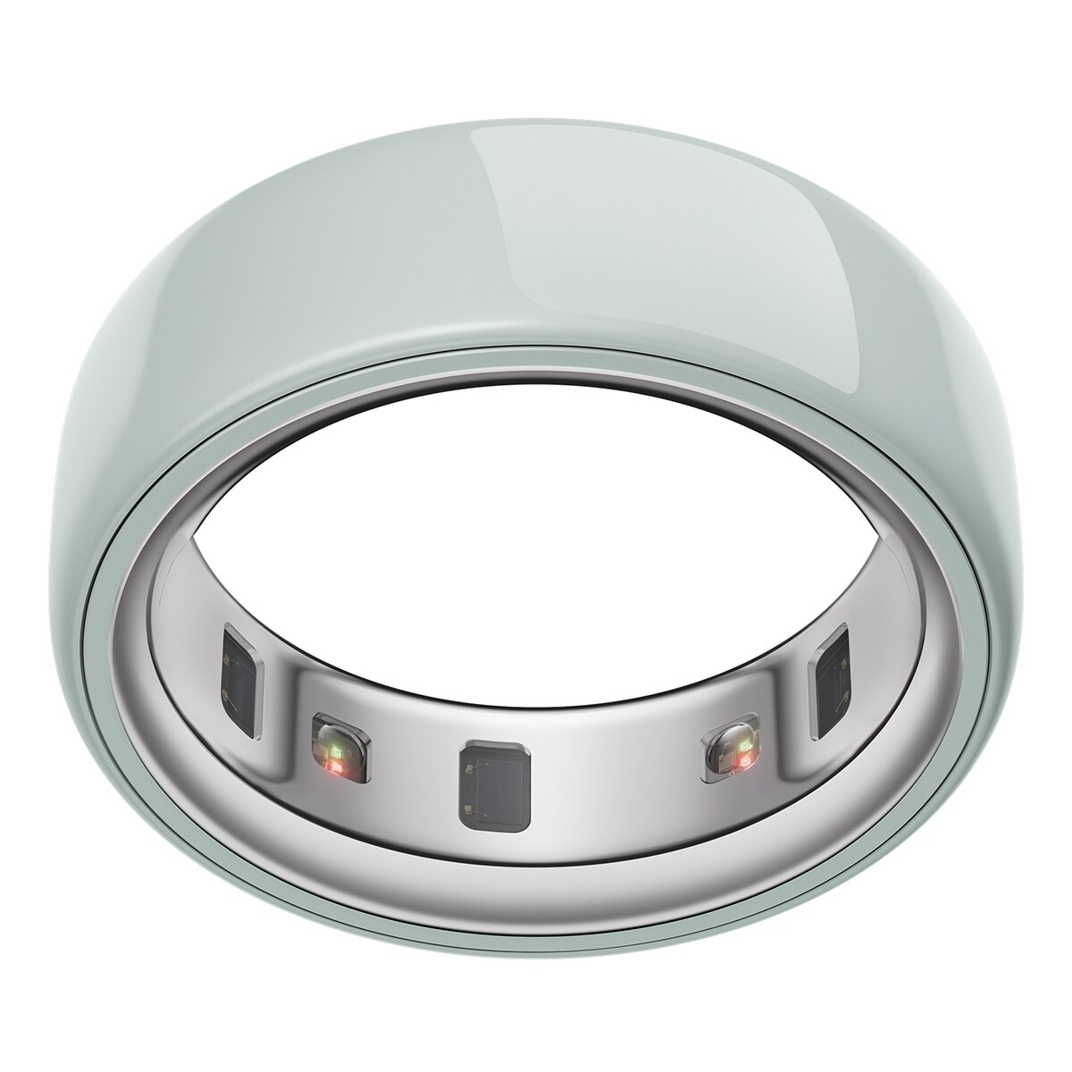Oura - Anillo inteligente Oura Ring Gen4 Ceramic Verde claro.