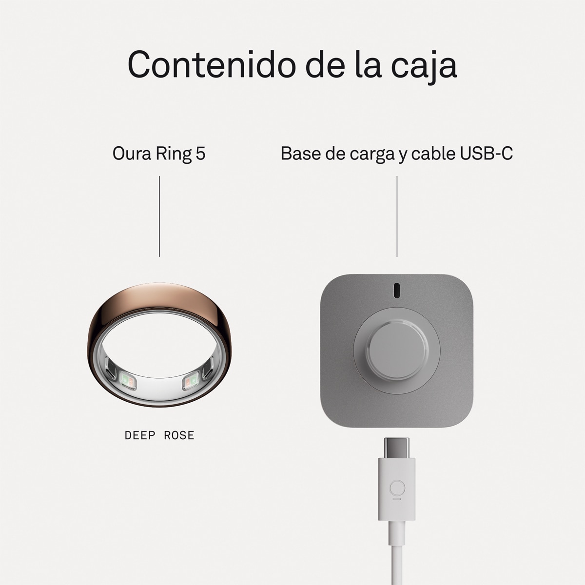 Anillo inteligente Oura Ring 5 Rosa oscuro-8