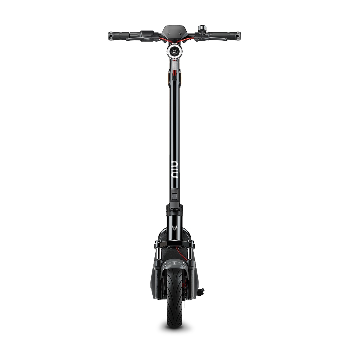 Scooter eléctrico con suspensión todo terreno NIU KQi 300X Gris espacial-3