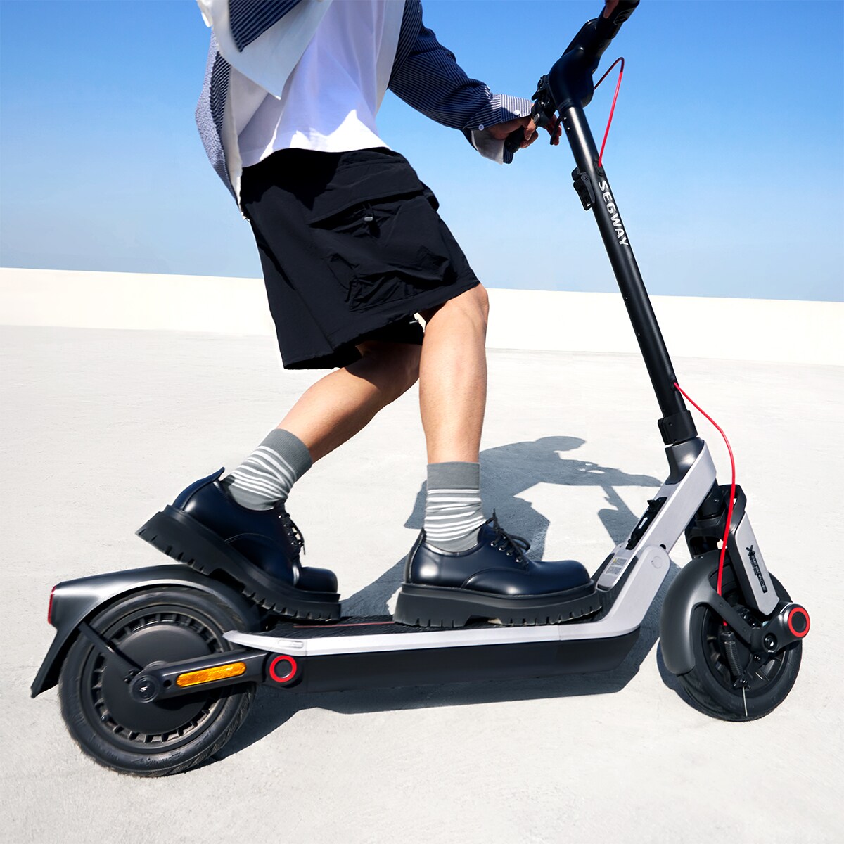 Patinete eléctrico Segway Ninebot E3 Pro Silver-7
