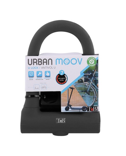 Candado para bicicleta T'NB Umlock en "U" con llave Negro-1